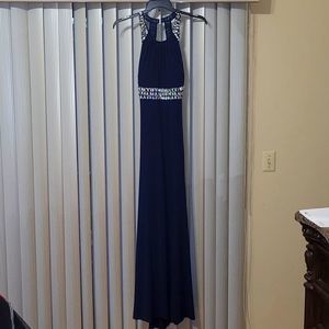 Navy Blue Long Dress - image 1